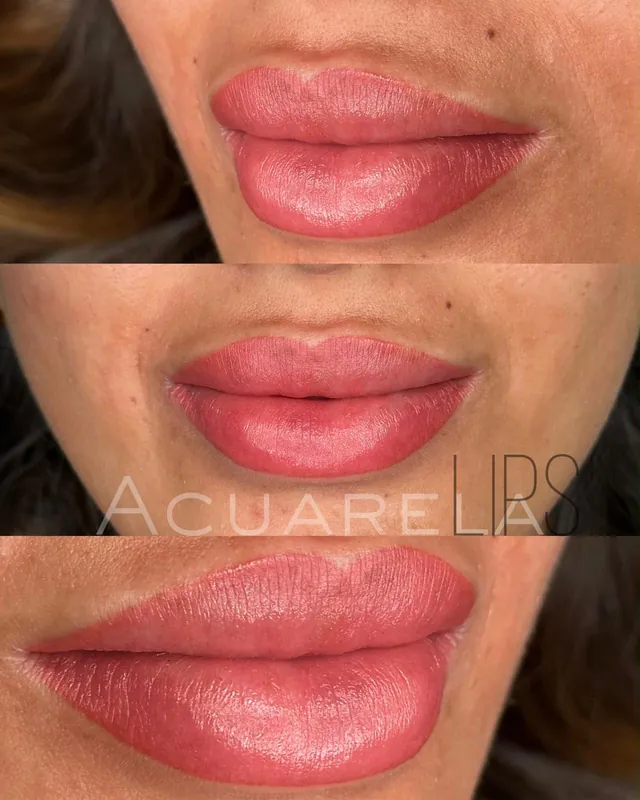 Trabajo real: Labios Acuarela