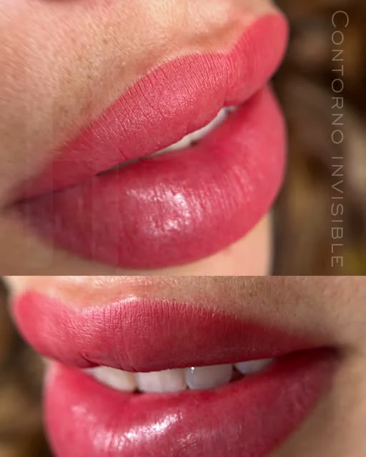 Trabajo real: Contorno de labios